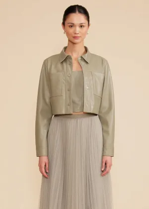 Abbott Cropped Jacket - Sage
