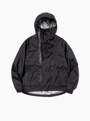 Air Circulation System Rain Jacket Off Black