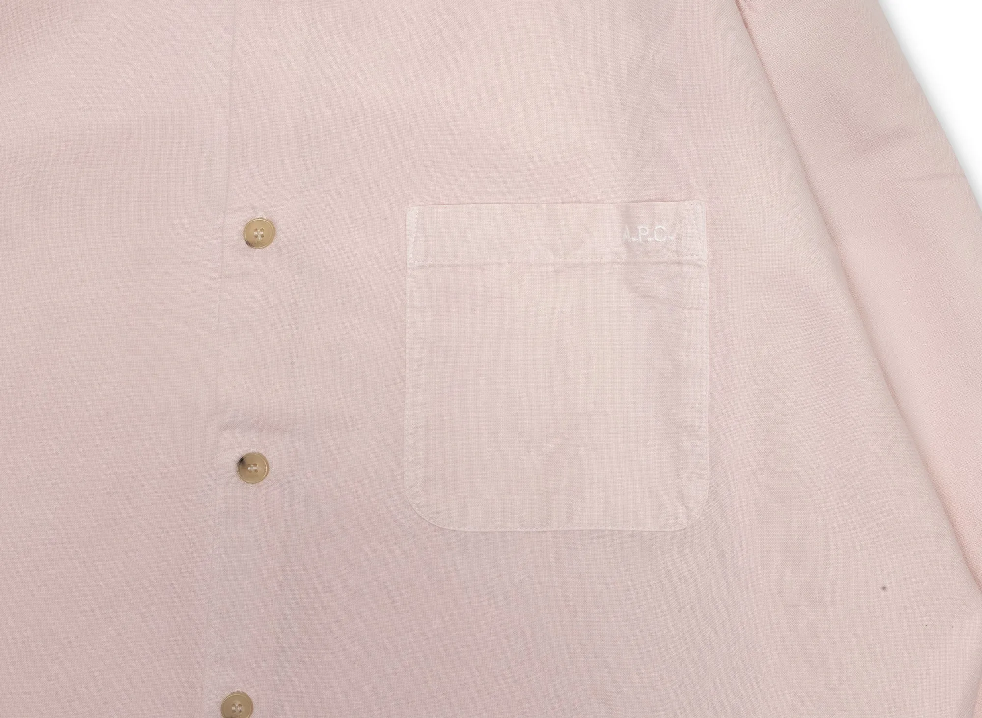 A.P.C. Mateo Logo Jacket in Rose xld
