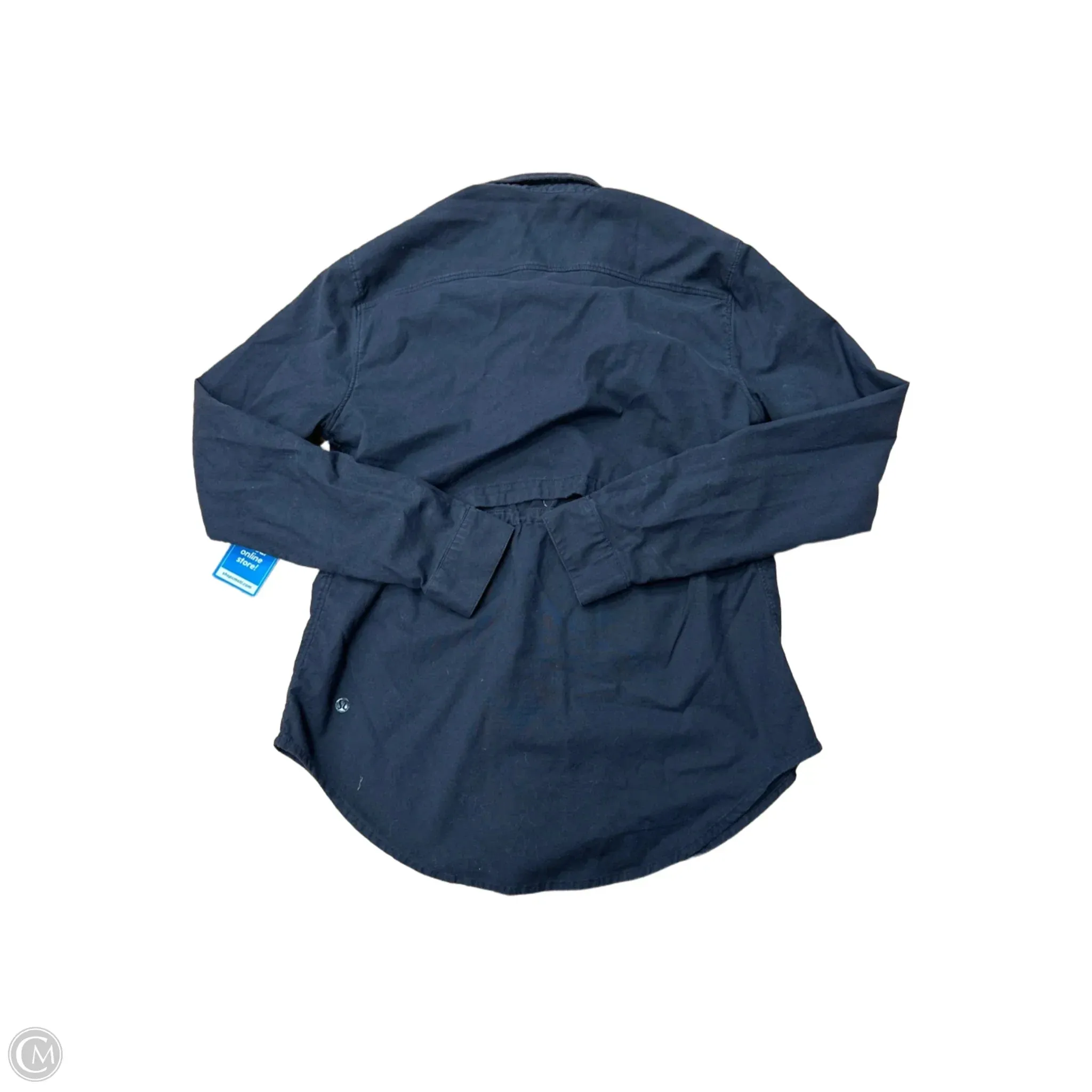 Athletic Jacket By Lululemon In Grey, Size: M