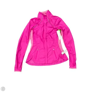 Athletic Jacket By Lululemon In Pink, Size: 4