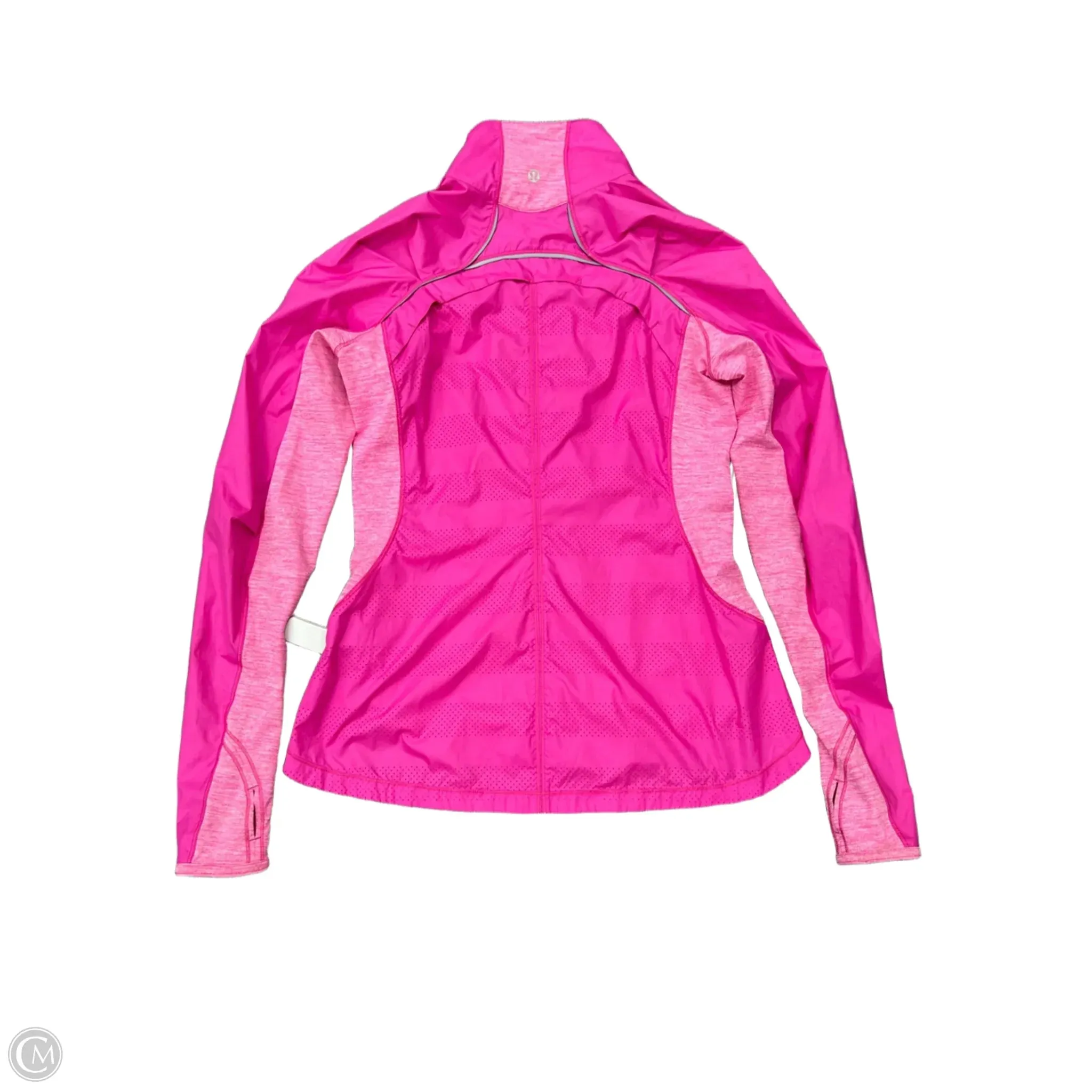 Athletic Jacket By Lululemon In Pink, Size: 4