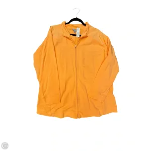 Athletic Jacket By Talbots In Orange, Size: 2x