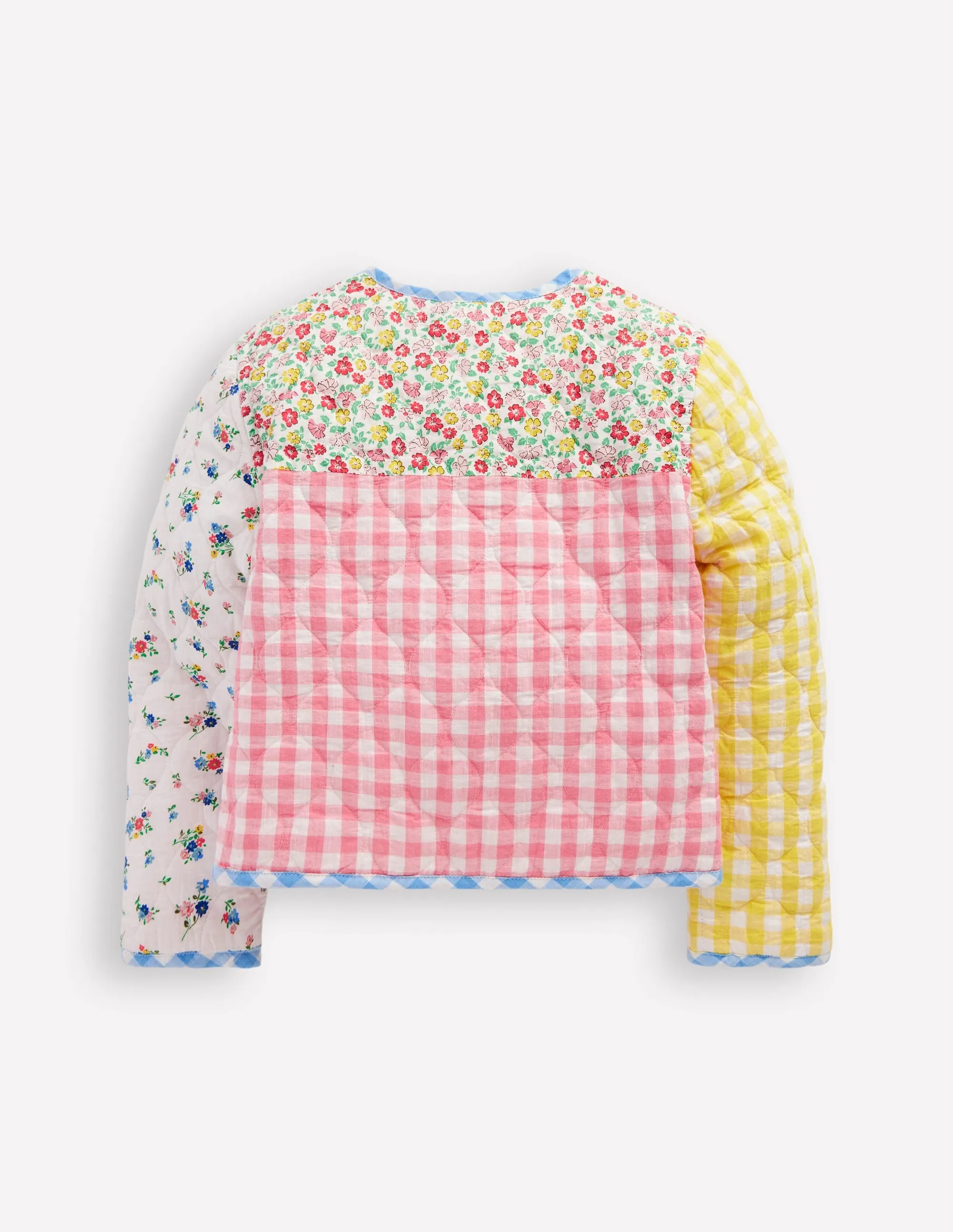 Aurore Reversible Jacket-Patchwork Floral