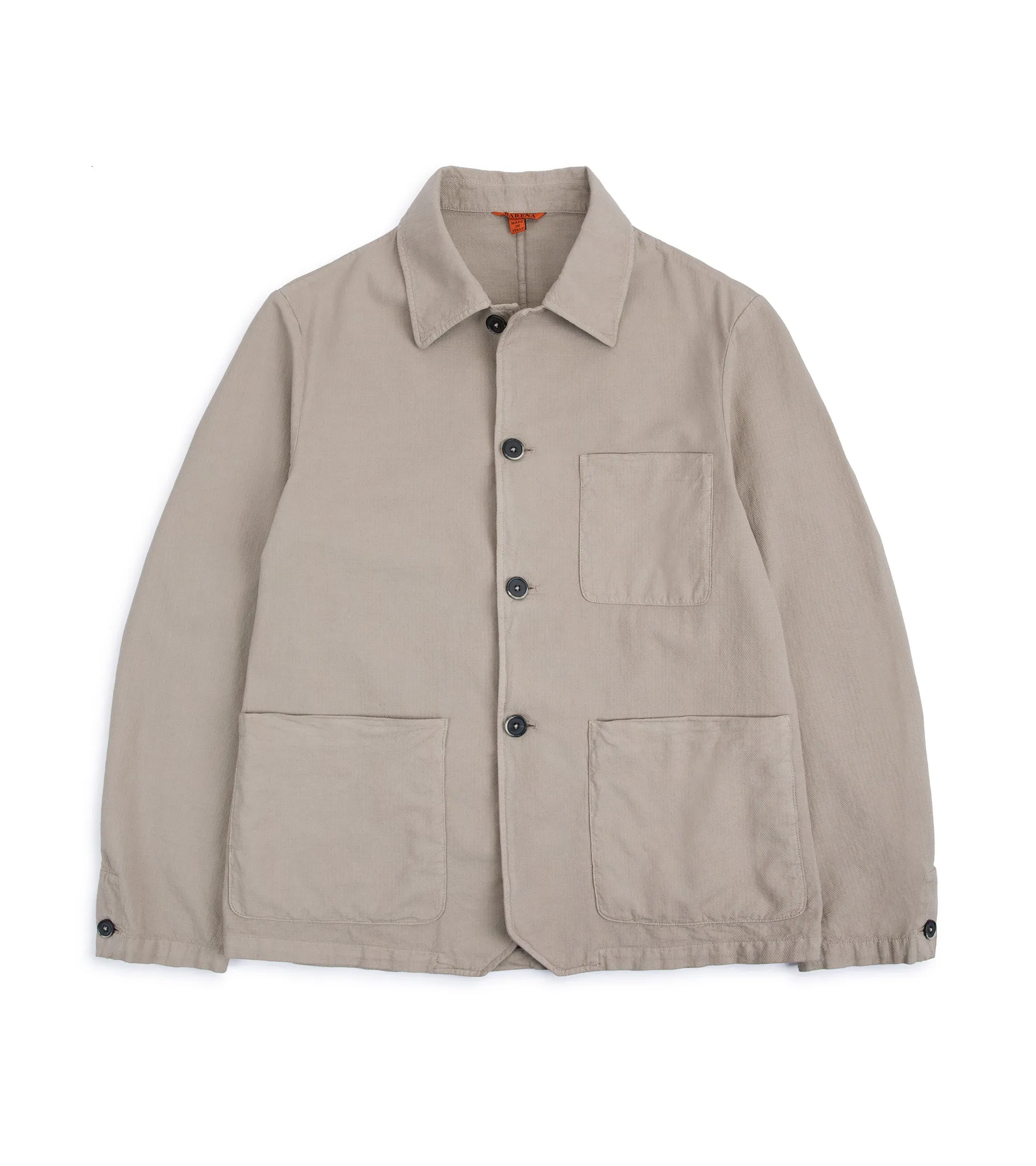 Barena Visal Arela Cotton Shirt Jacket: Beige