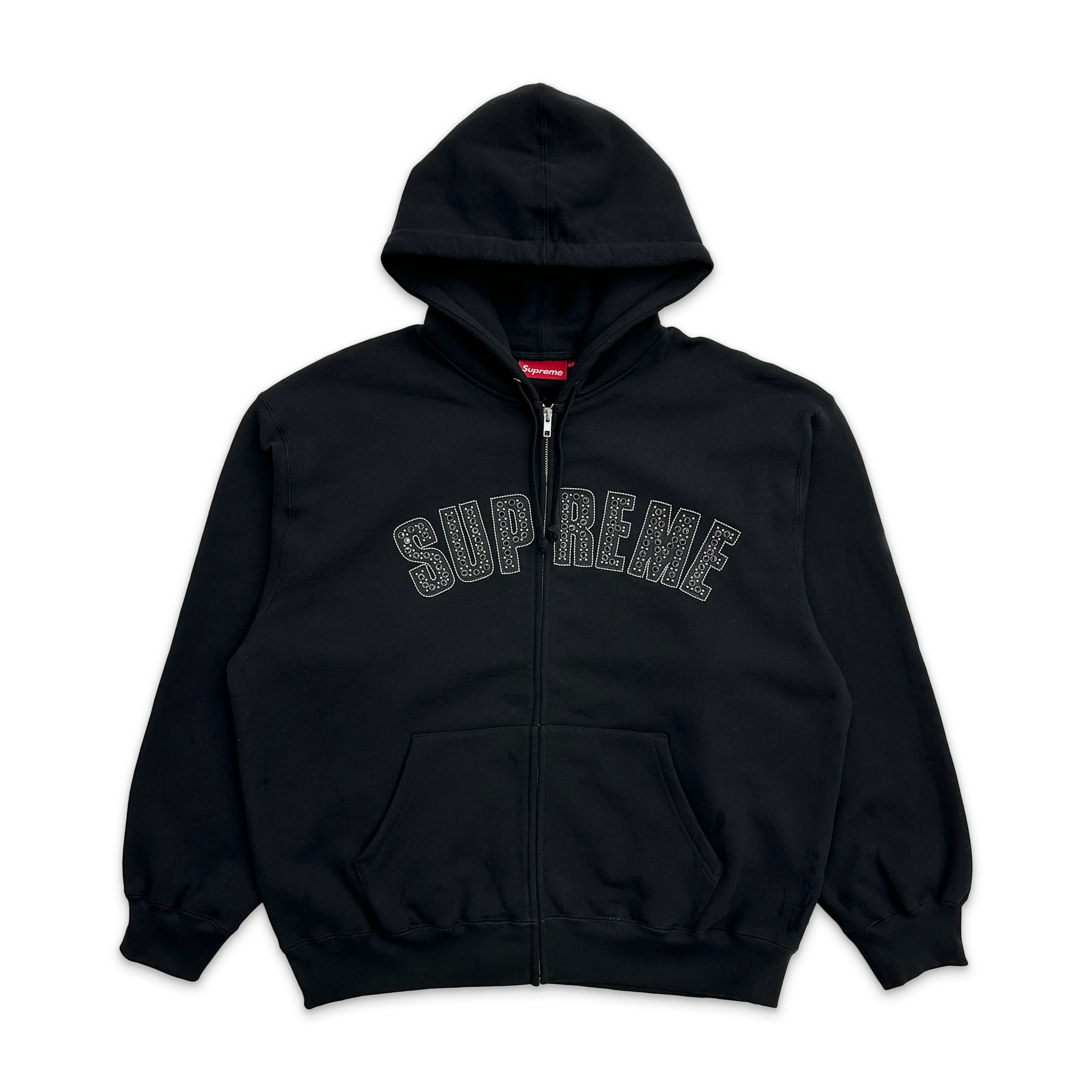 B.B Simons Zip Up Hooded Sweatshirt Black