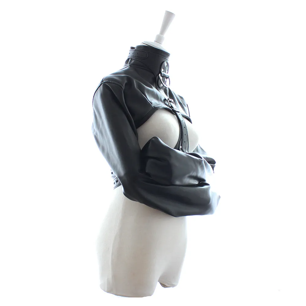 Behind Back Bondage Straight Jacket Coat ( 2 color options )