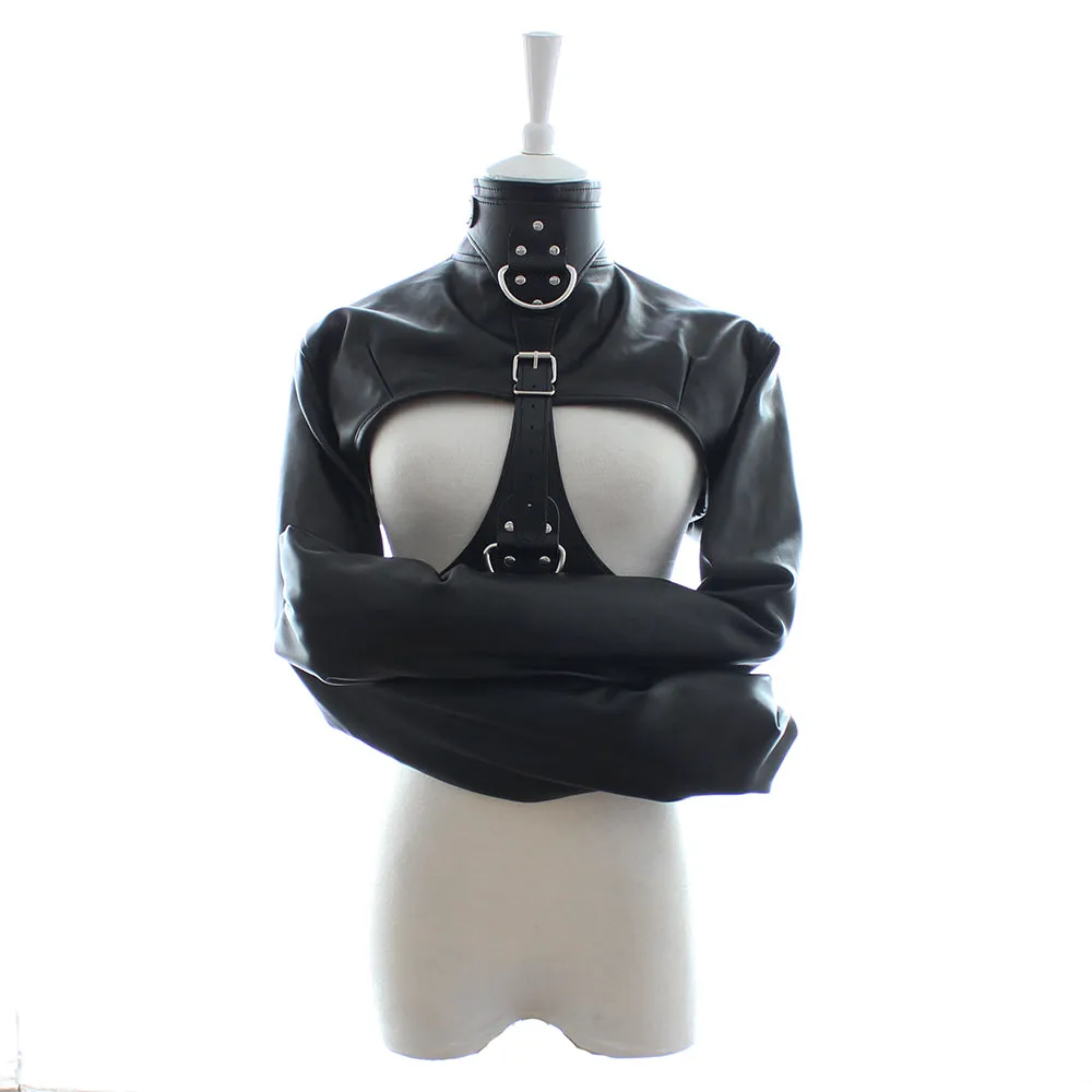 Behind Back Bondage Straight Jacket Coat ( 2 color options )