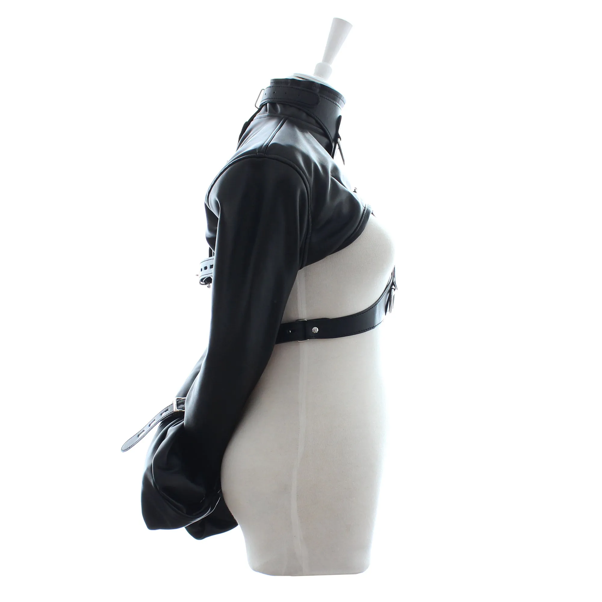 Behind Back Bondage Straight Jacket Coat ( 2 color options )