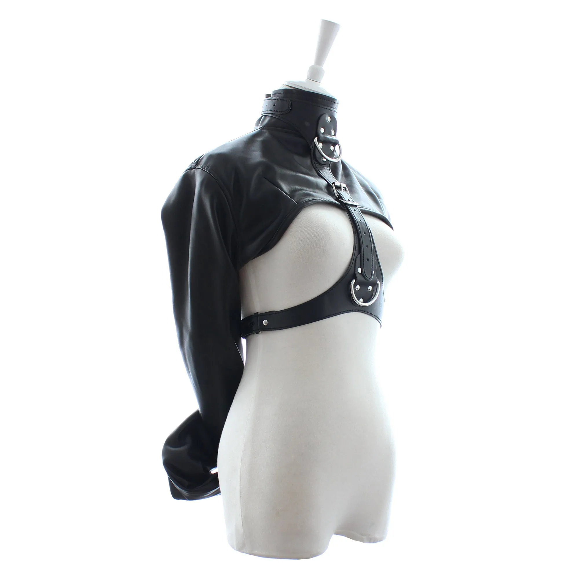 Behind Back Bondage Straight Jacket Coat ( 2 color options )