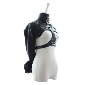 Behind Back Bondage Straight Jacket Coat ( 2 color options )