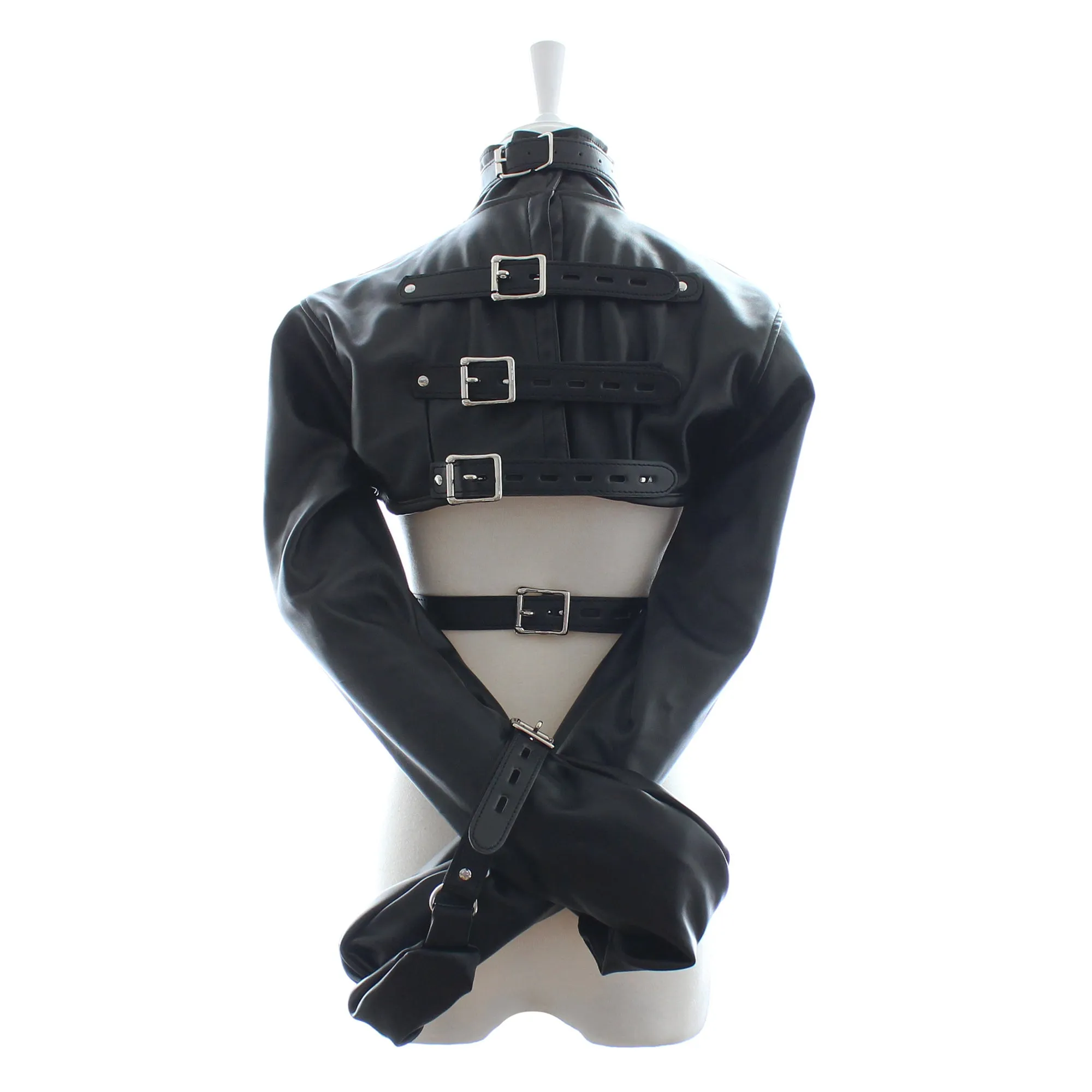 Behind Back Bondage Straight Jacket Coat ( 2 color options )