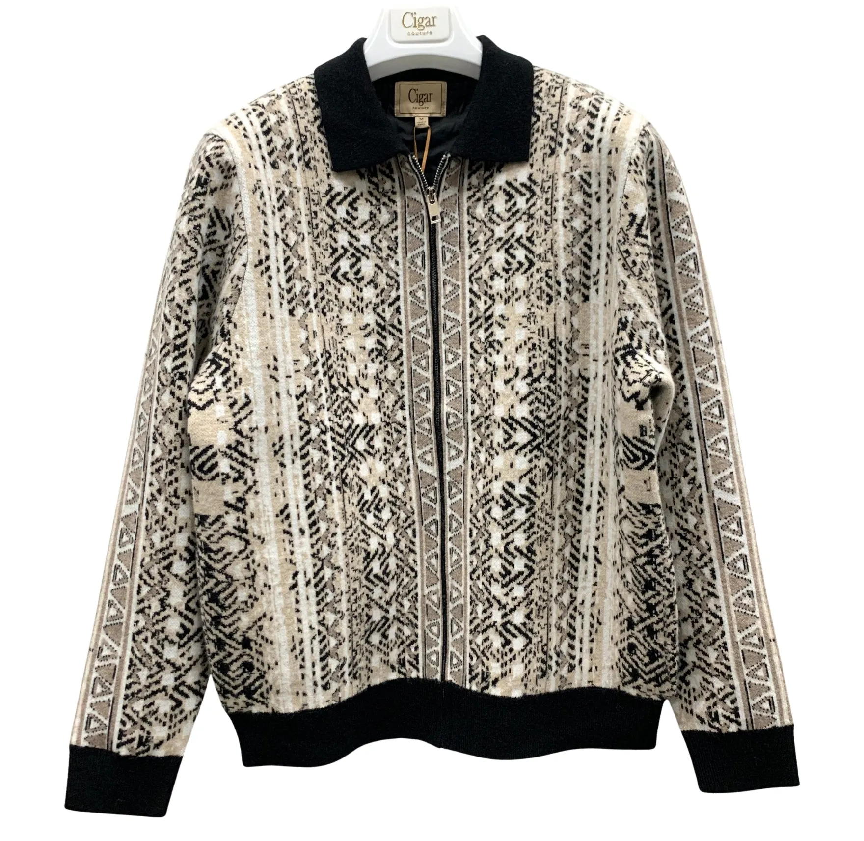 Bergamo Elegant SWJ-1476 Sweater Jacket - Black