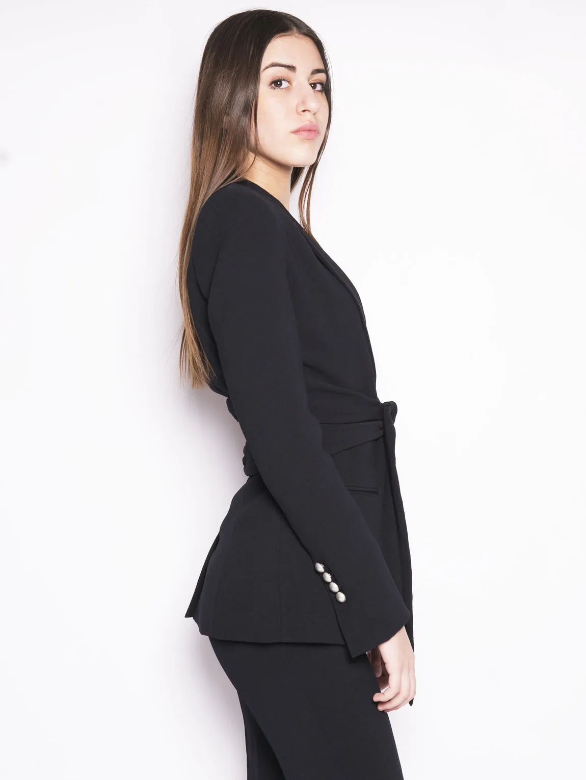 Blazer with Black Bow
