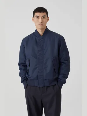 Blue Japanese Nylon Bomber