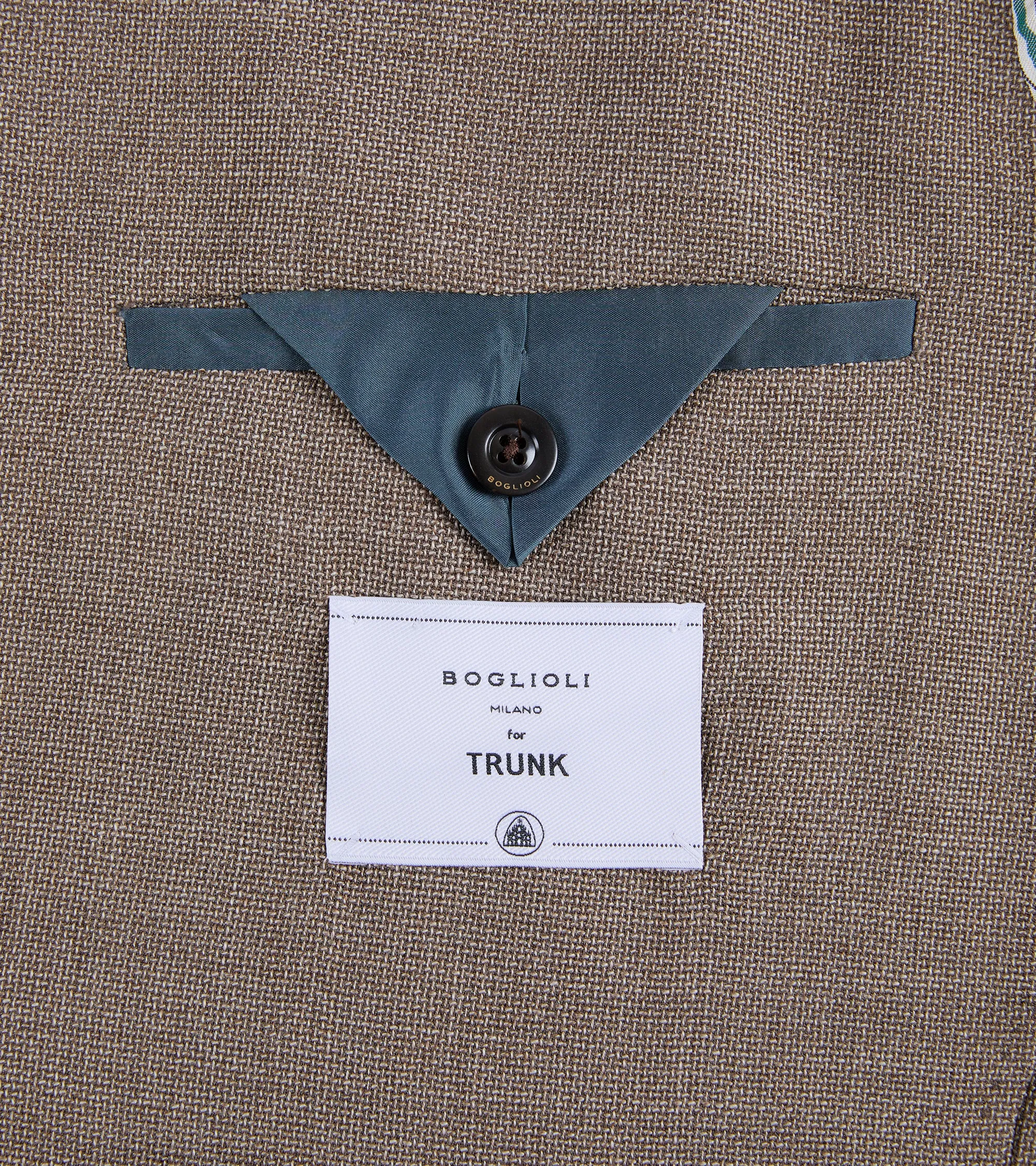 Boglioli for Trunk Wool Hopsack K Jacket: Biscuit