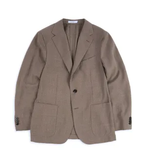 Boglioli for Trunk Wool Hopsack K Jacket: Biscuit