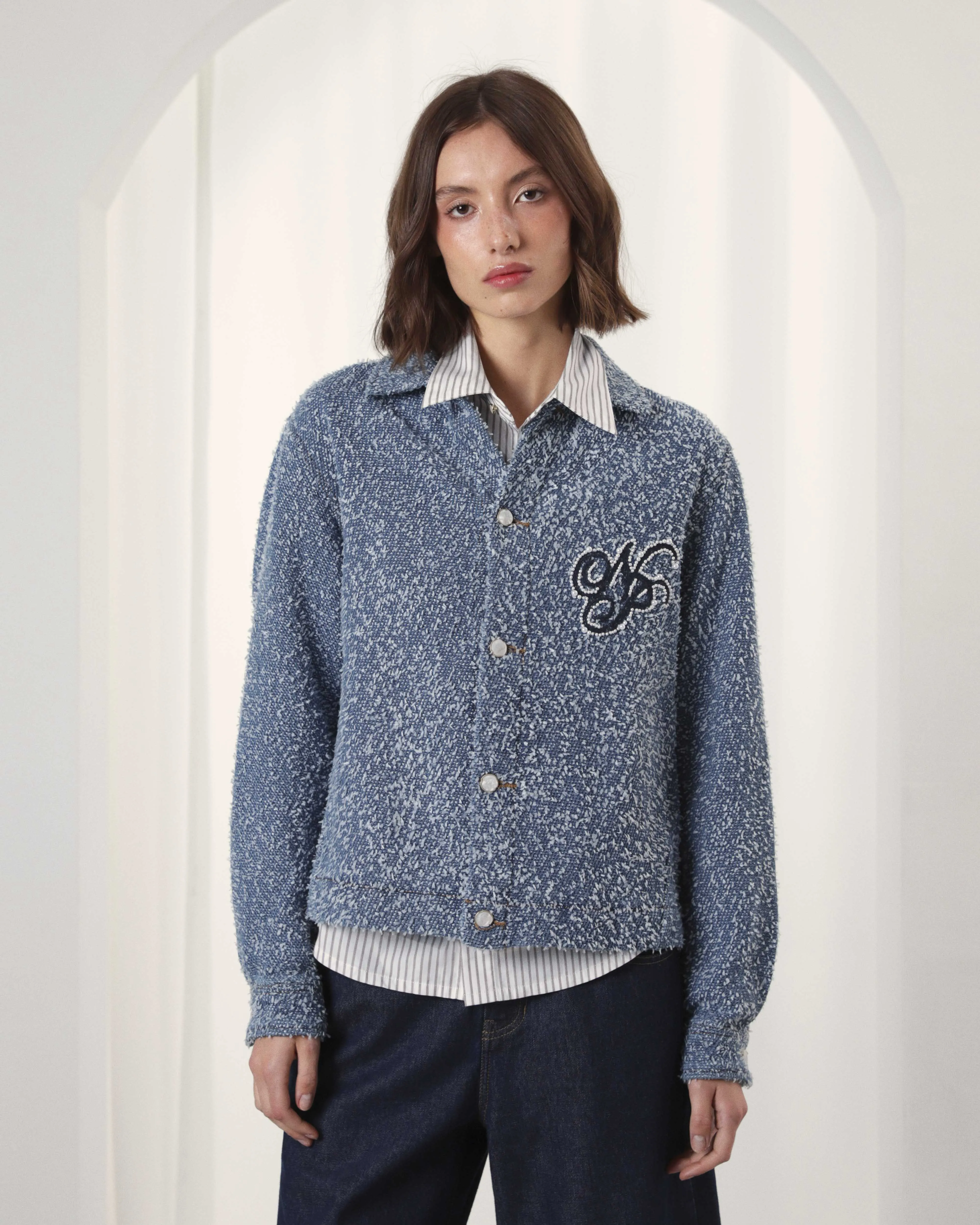 Boucle Trucker Jacket