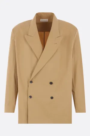 Caplans double-breasted jacket in cotton