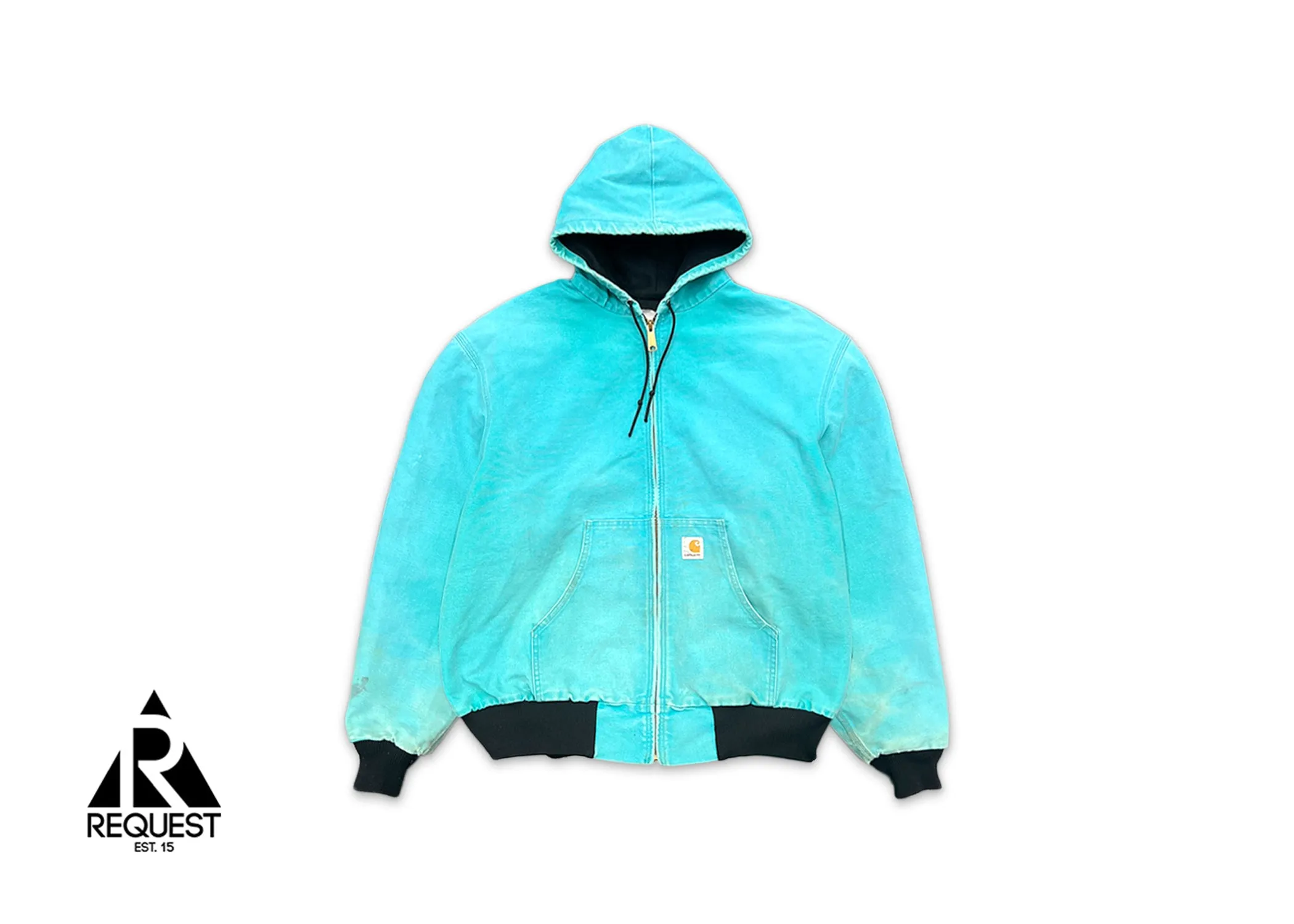 Carhartt Hooded Zip Up Jacket Teal