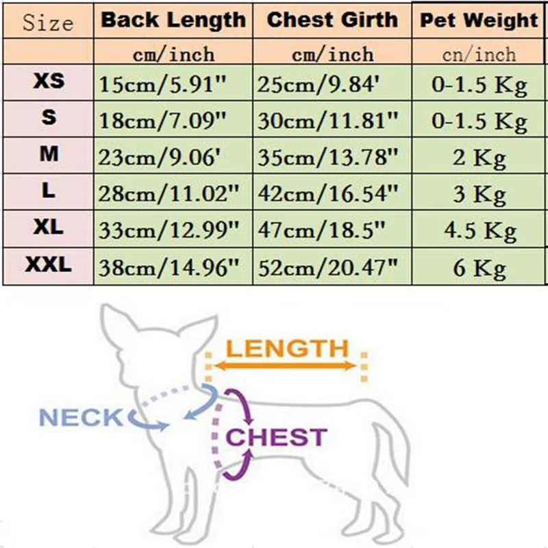 Chihuahua Clothes Pet Outfit