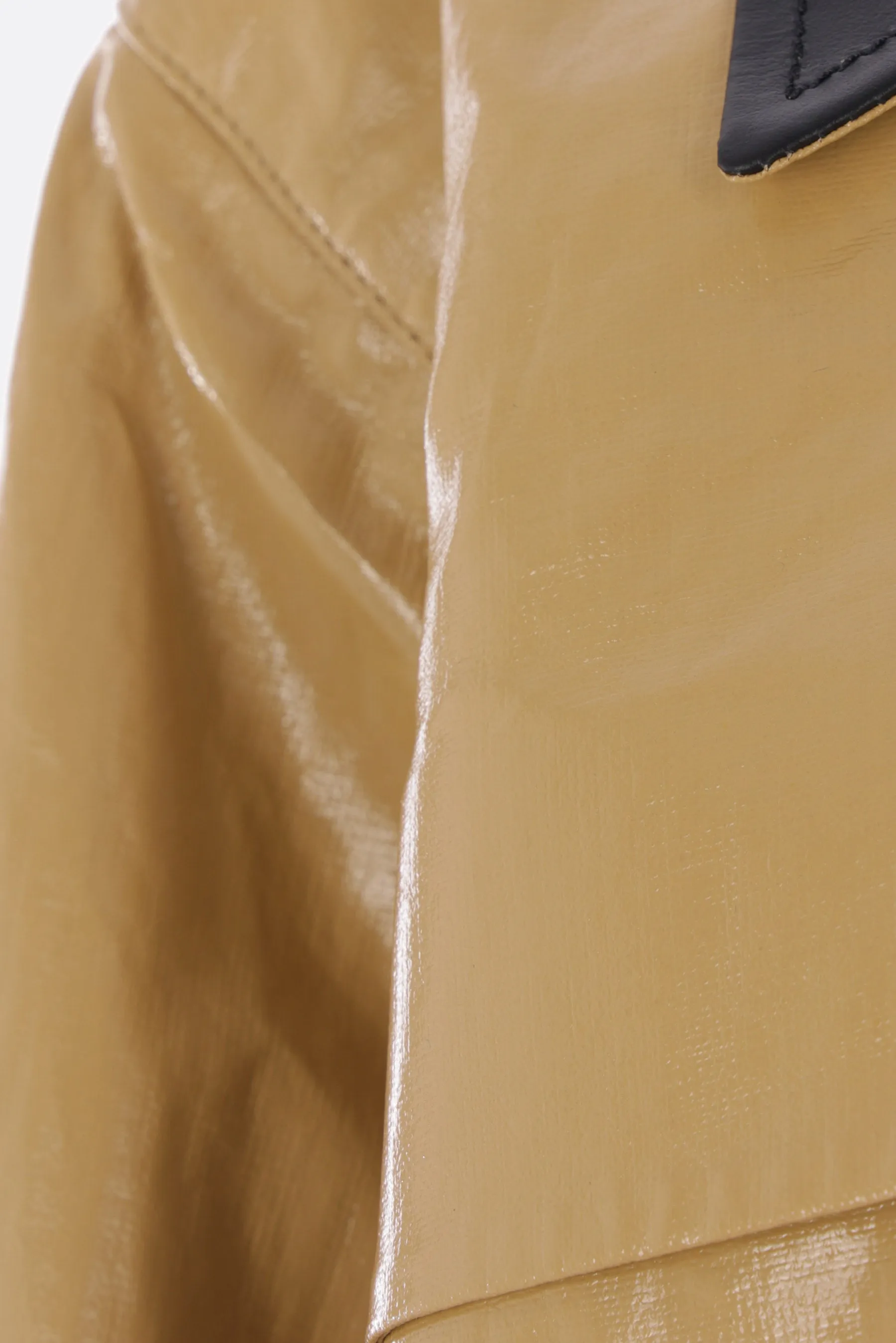 coated linen jacket