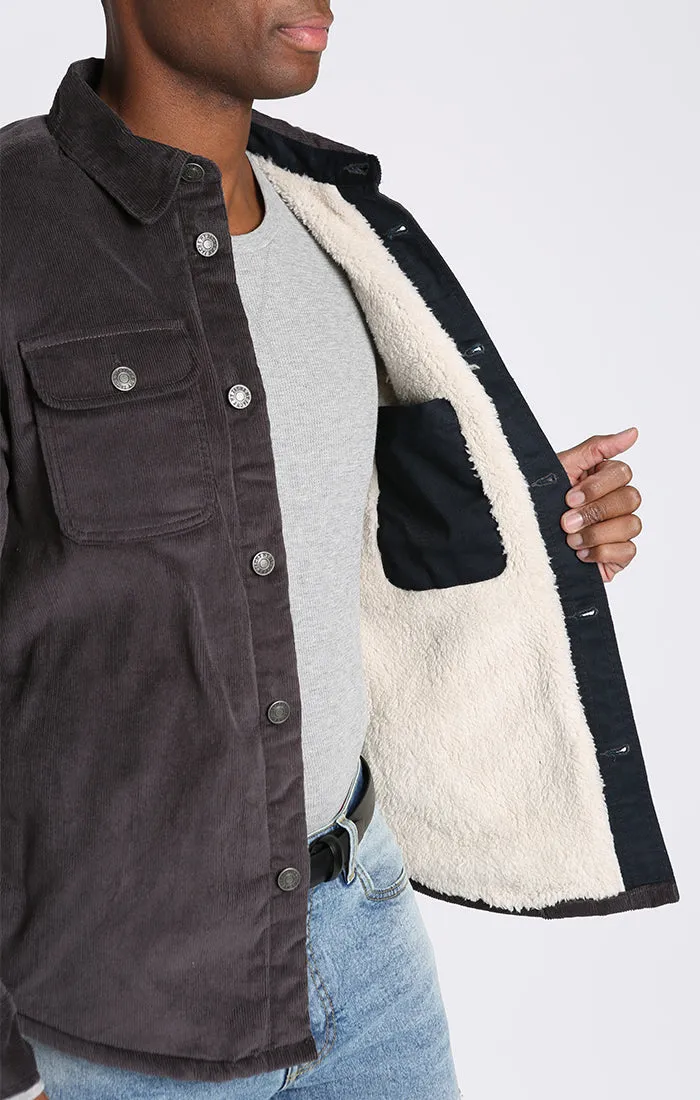 Concord Sherpa Lined Corduroy Shirt Jacket