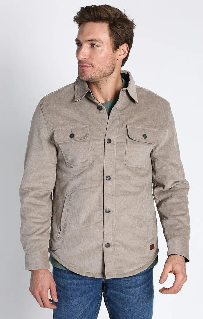 Concord Sherpa Lined Corduroy Shirt Jacket
