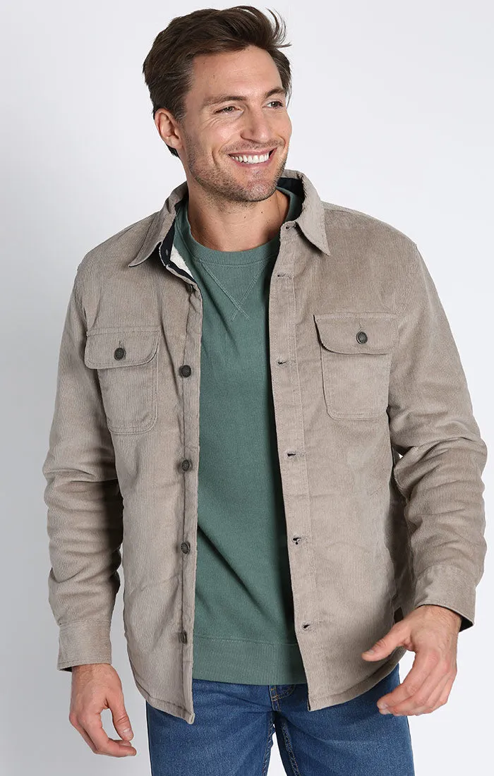 Concord Sherpa Lined Corduroy Shirt Jacket
