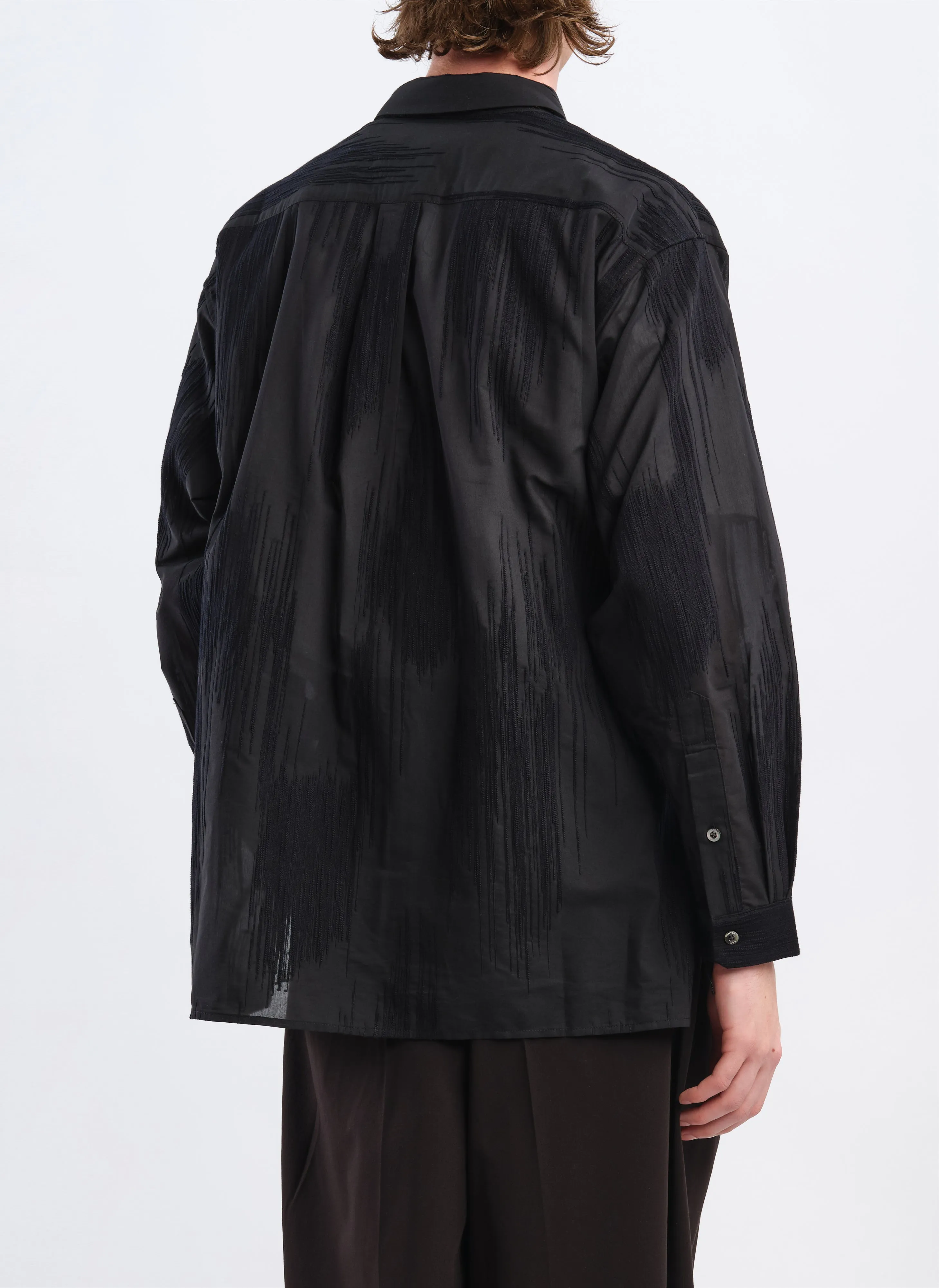 Cotton Embroidery Shirt Jacket