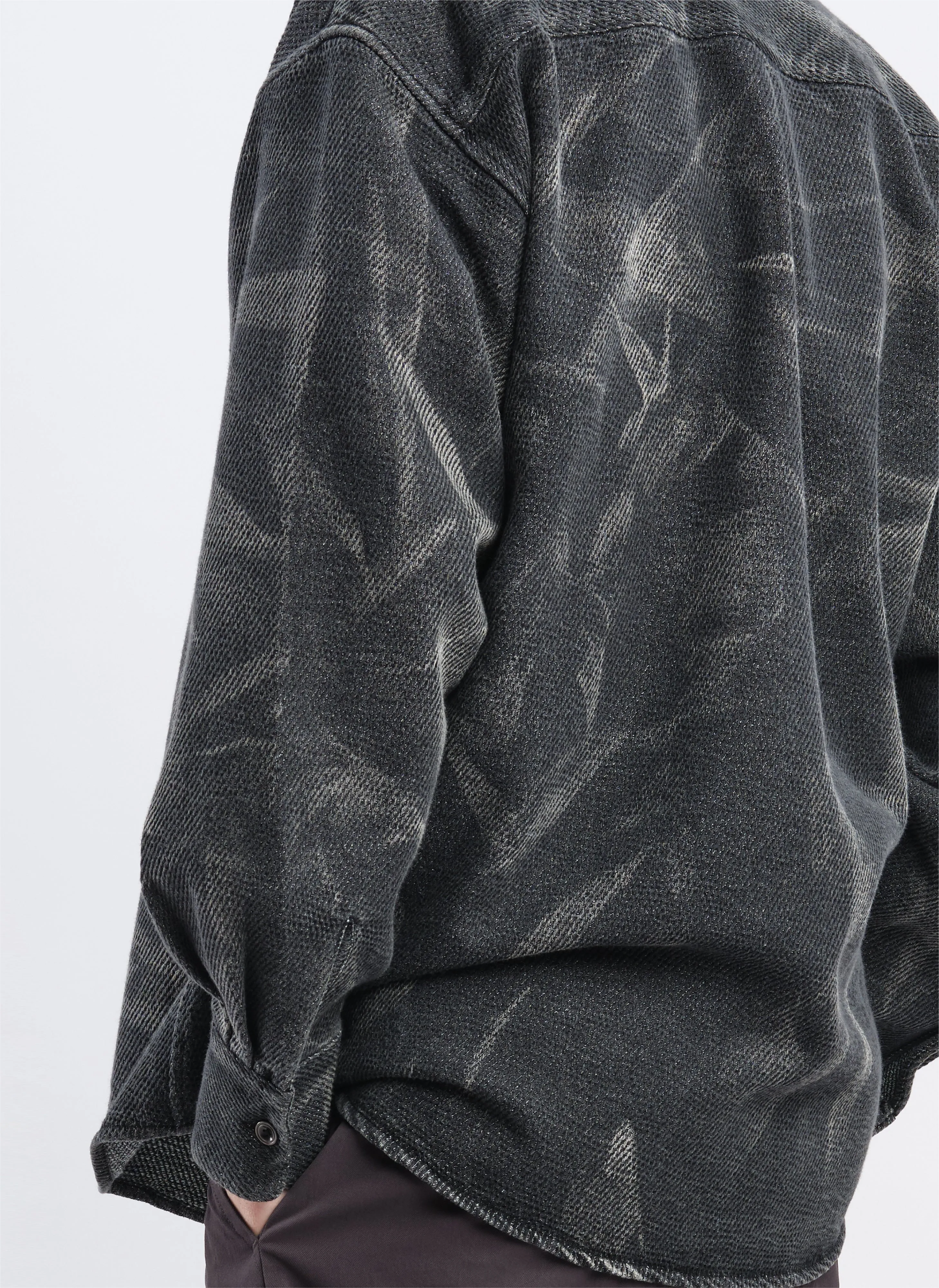 Cotton Polyester Jersey Shirt Jacket