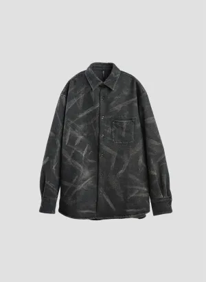 Cotton Polyester Jersey Shirt Jacket