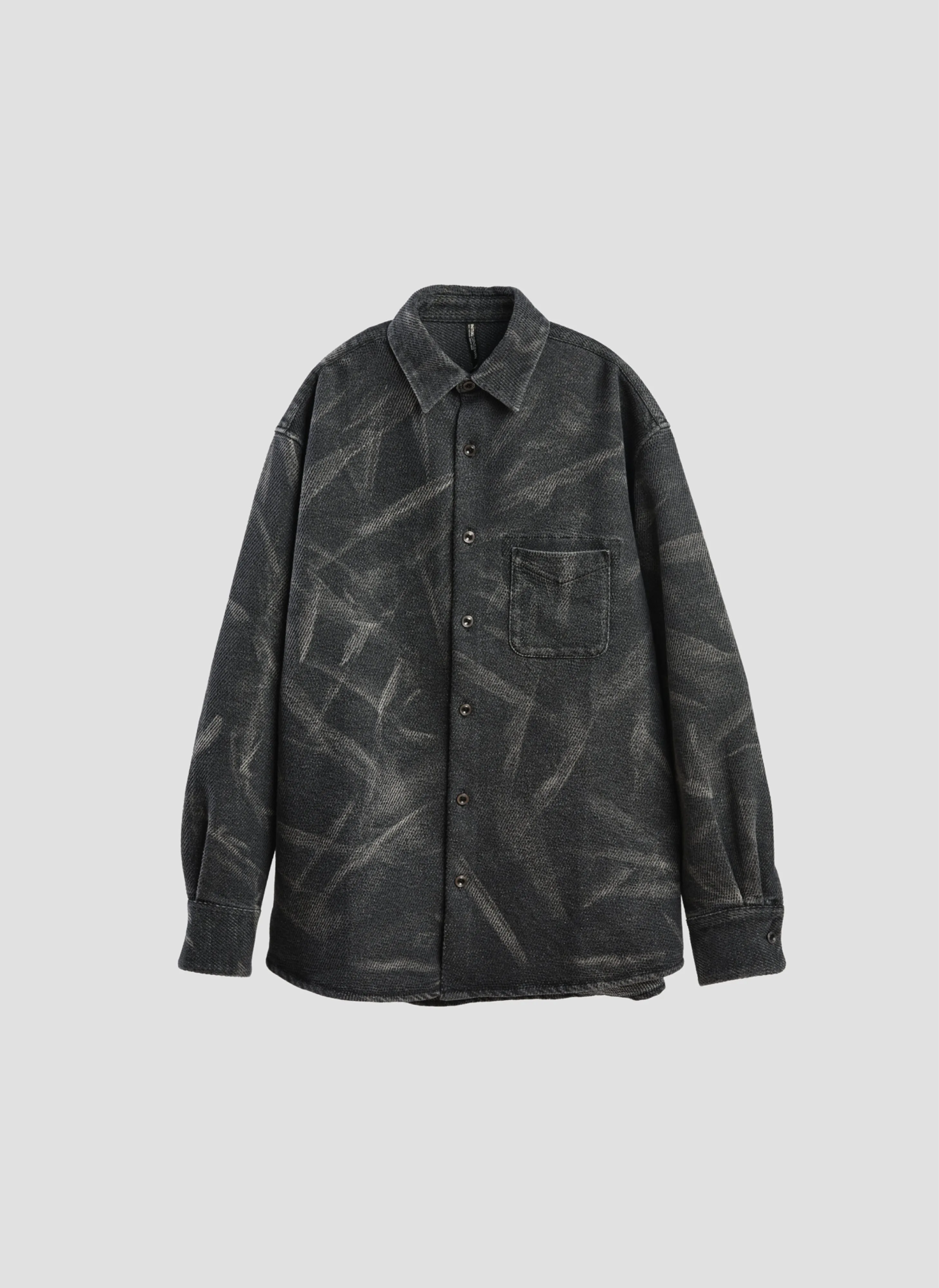 Cotton Polyester Jersey Shirt Jacket