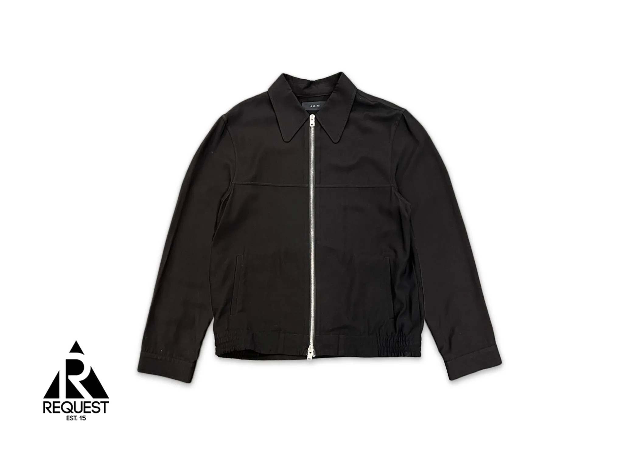 Crystal Wolf Blouson Zip Jacket Light Blue/Black