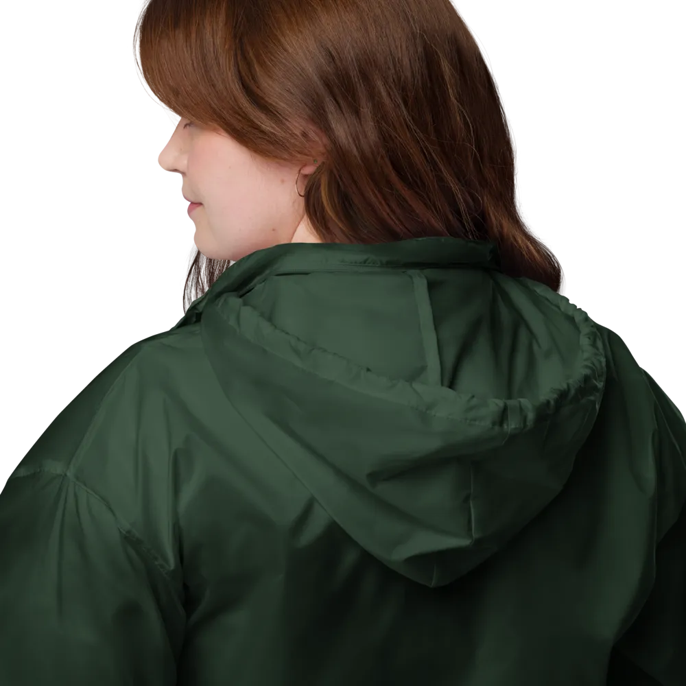 Custom US Military Ranks/Insignia Proudly Served Core Value Embroidered Unisex Windbreaker