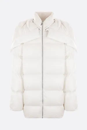 Cyclopic nylon oversize down jacket