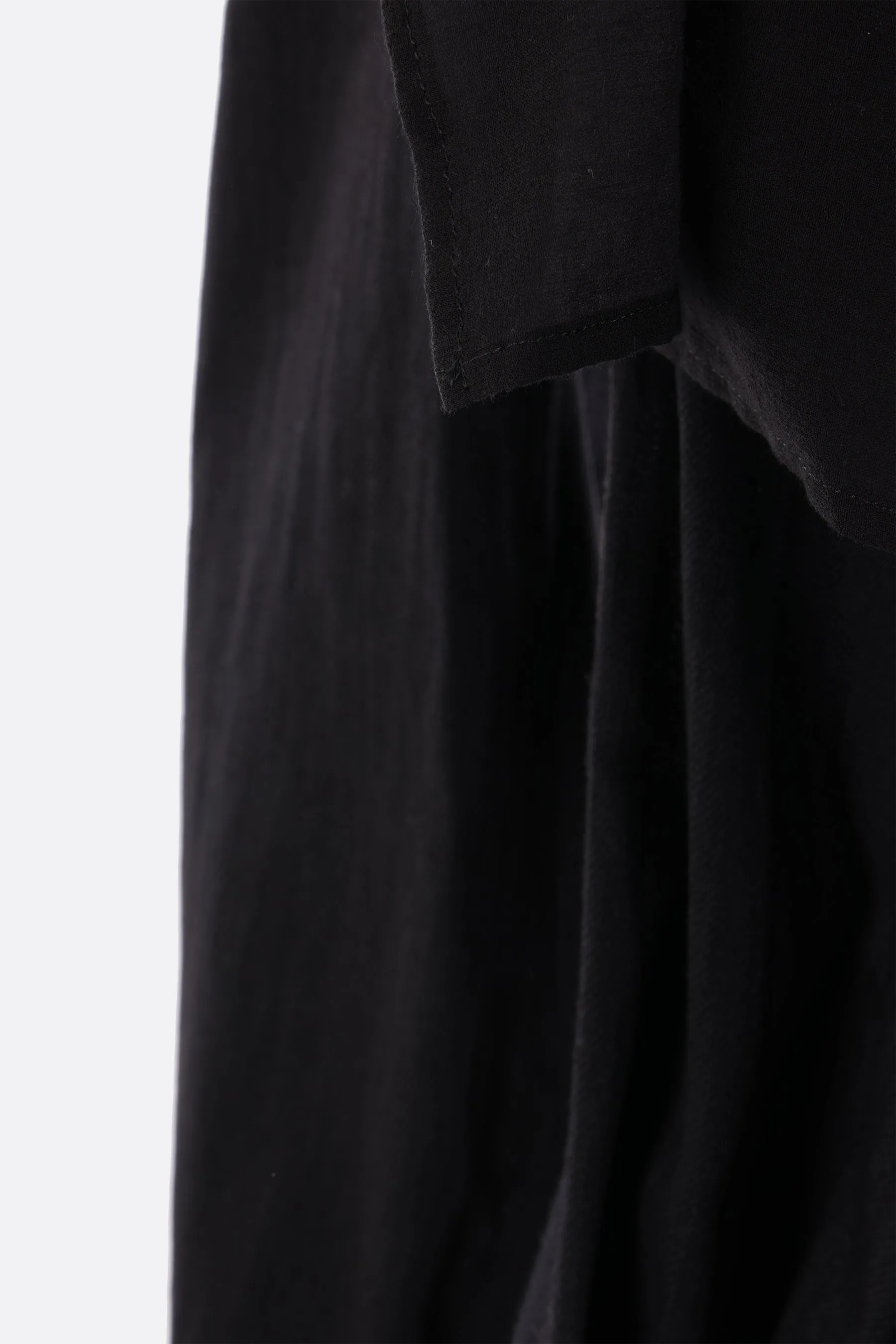 Disentanglement Puzzle gabardine and voile jacket