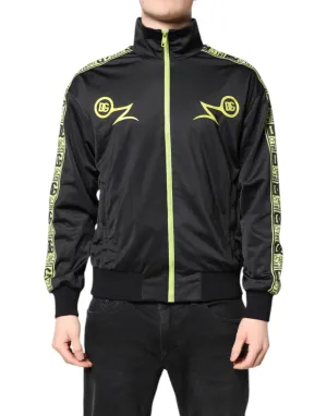 Dolce & Gabbana Logo Turtleneck Zip Bomber Men's Jacket (Pre-Owned)