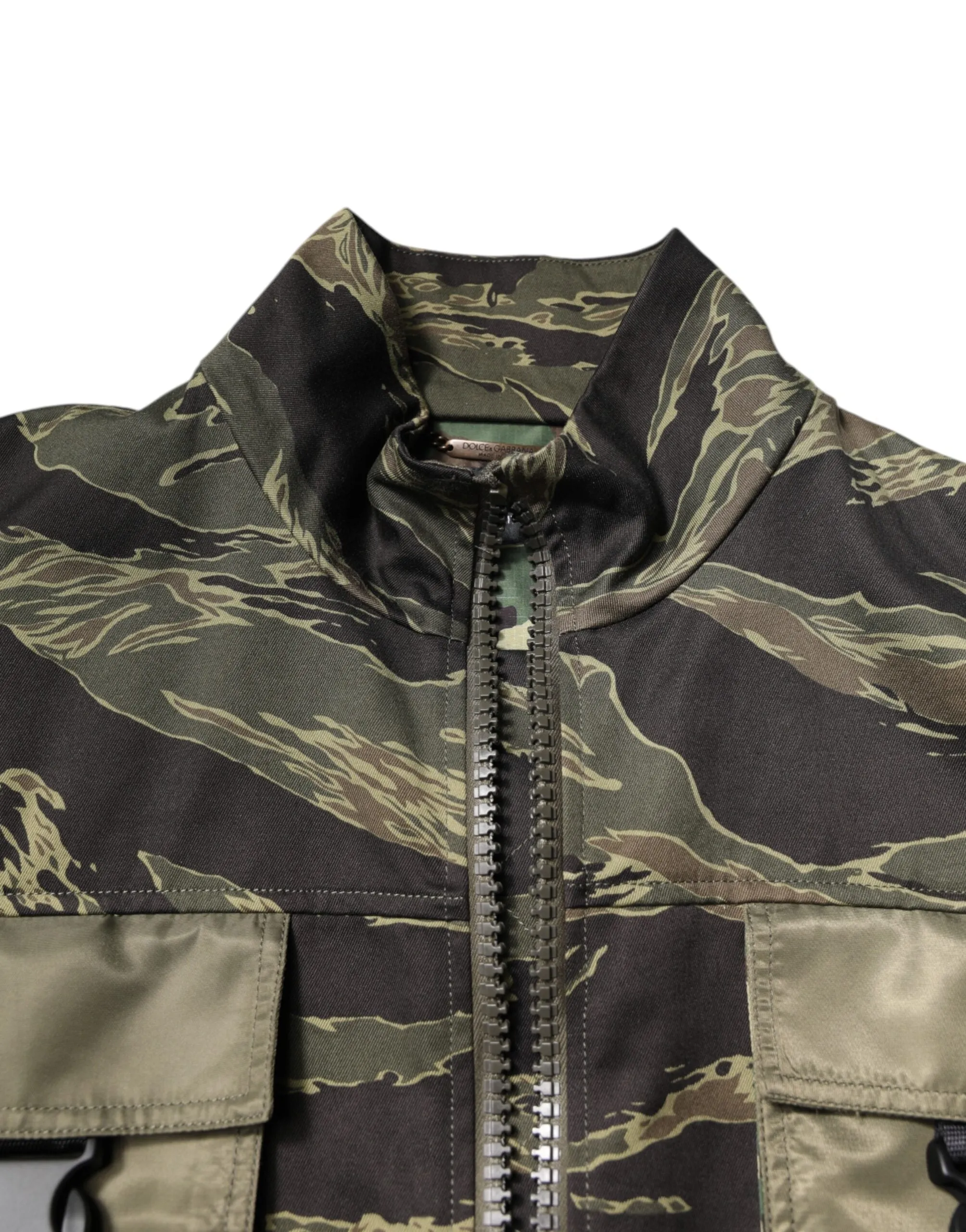Dolce & Gabbana multi Camouflage Cotton Bomber Men's Jacket