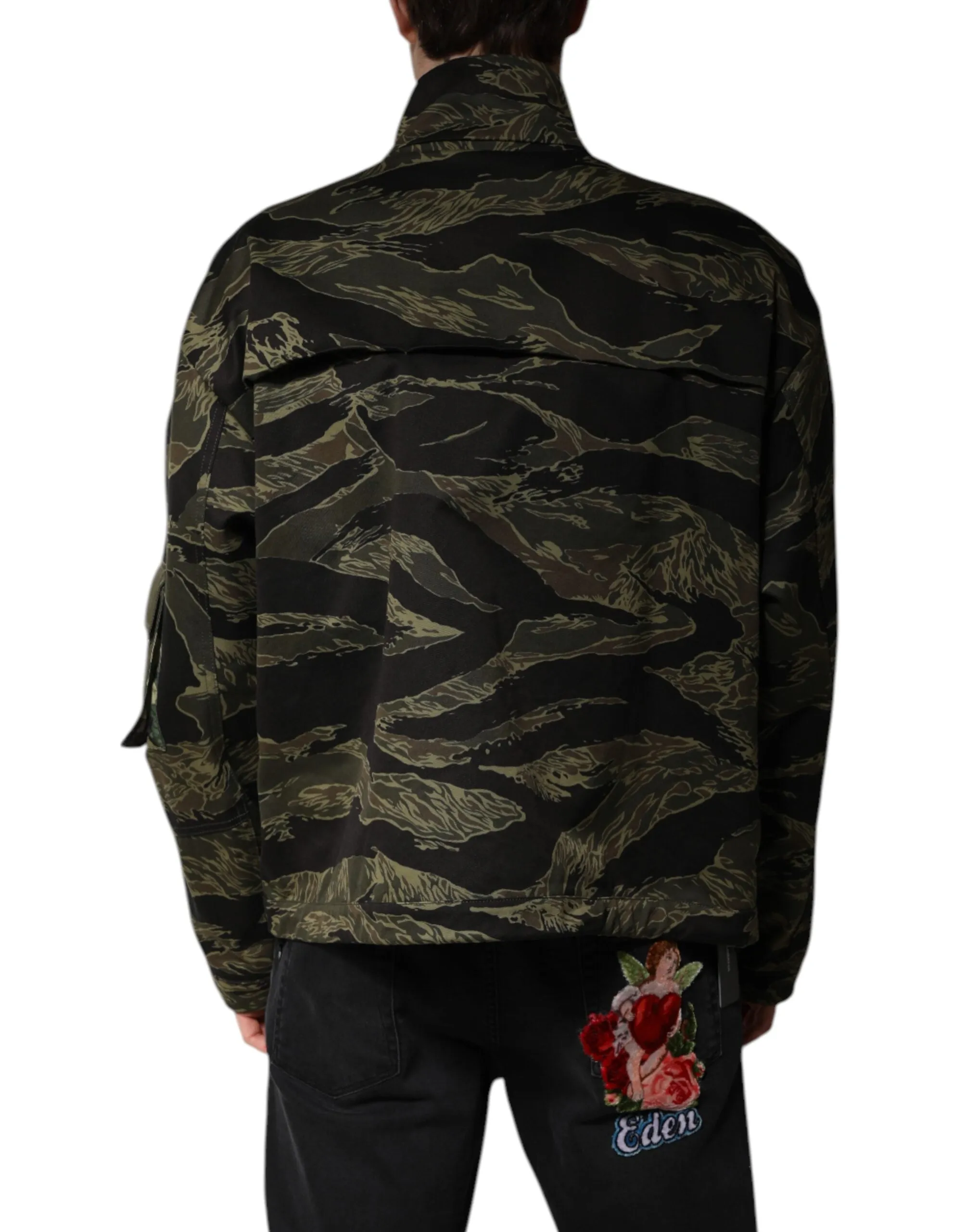 Dolce & Gabbana multi Camouflage Cotton Bomber Men's Jacket