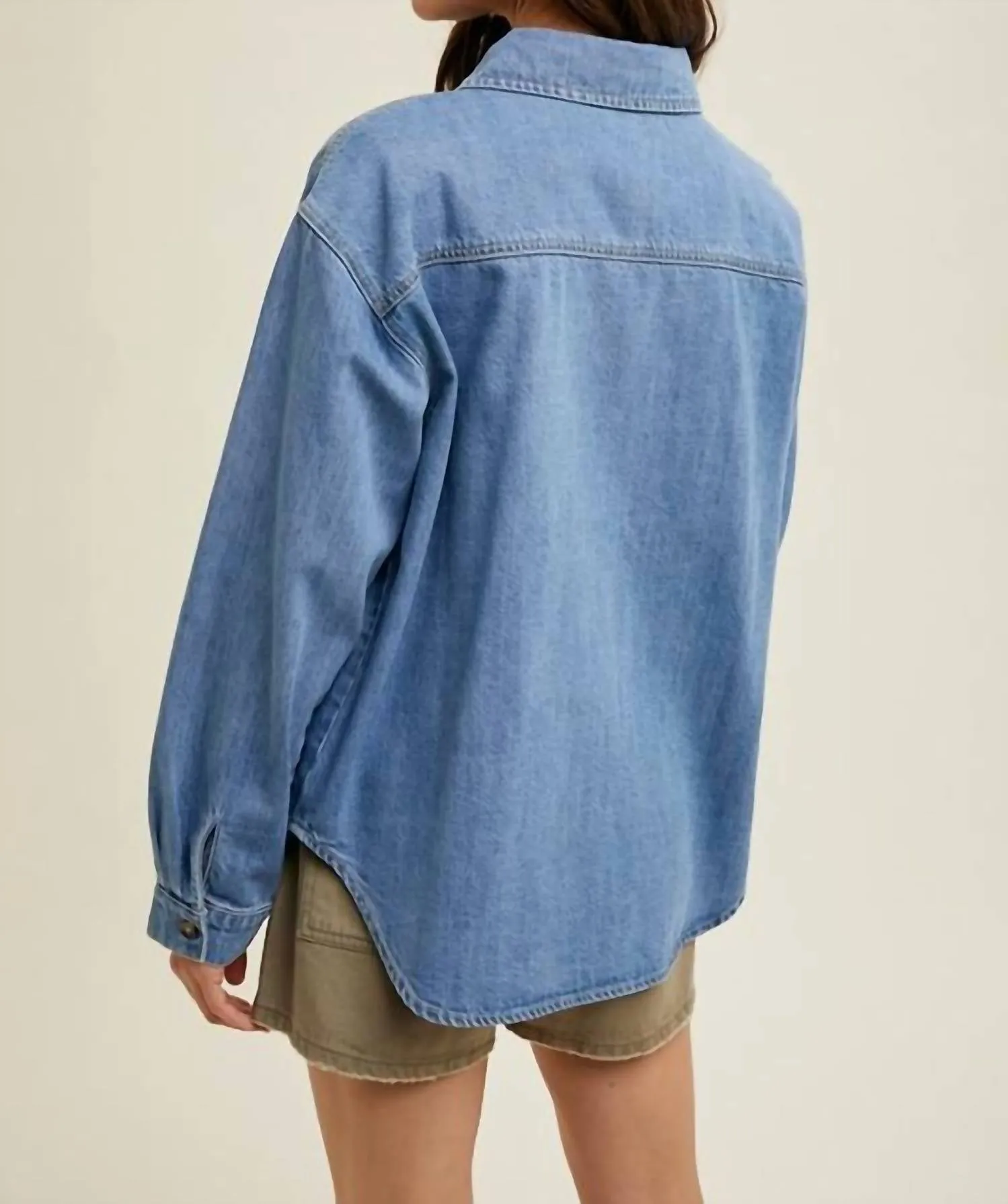 'dream Chaser' Shirt In Denim