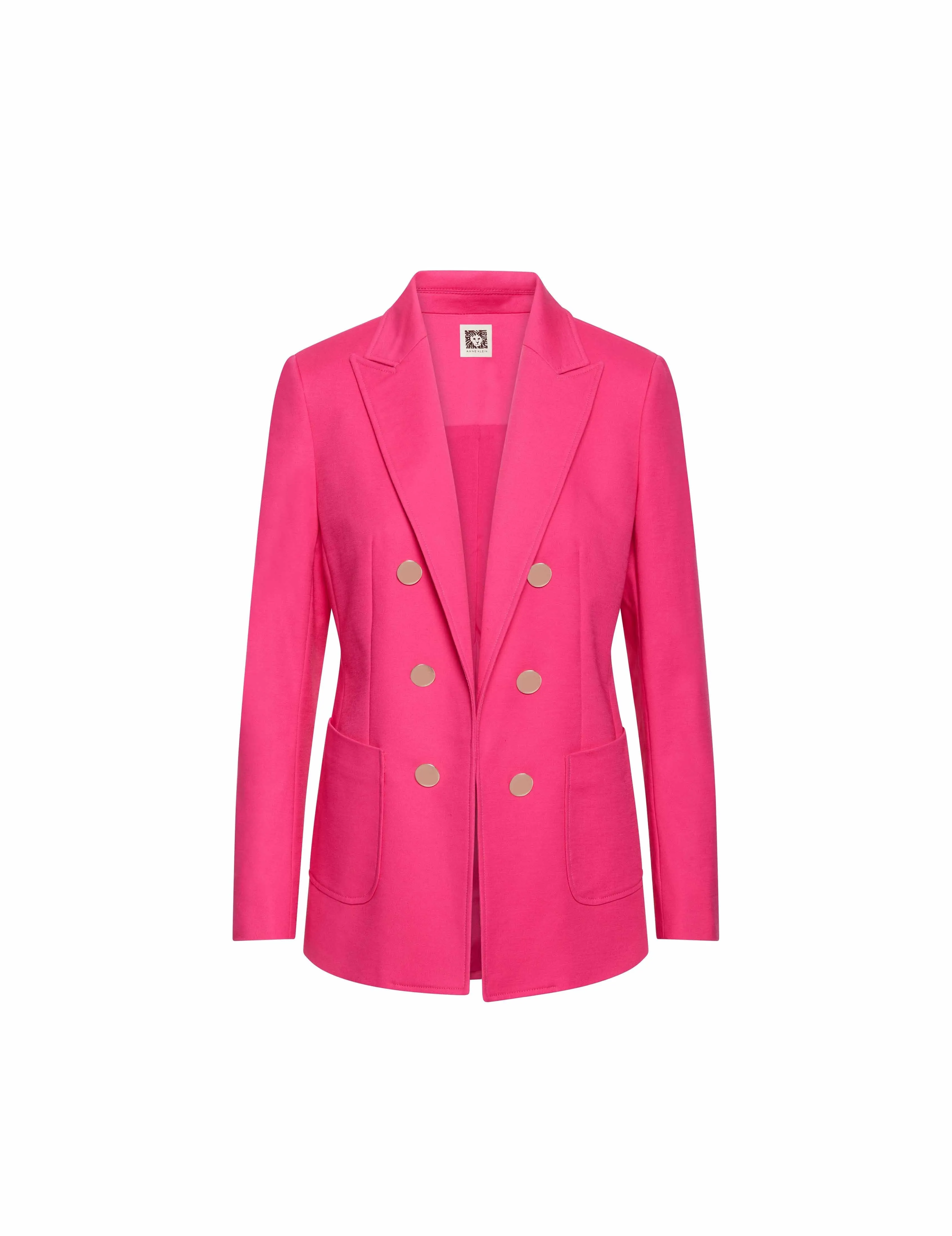 Faux Double-Breasted Patch Pocket Jacket- Sale