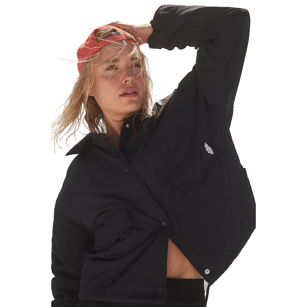 Free People Off The Bleachers Coaches Jacket