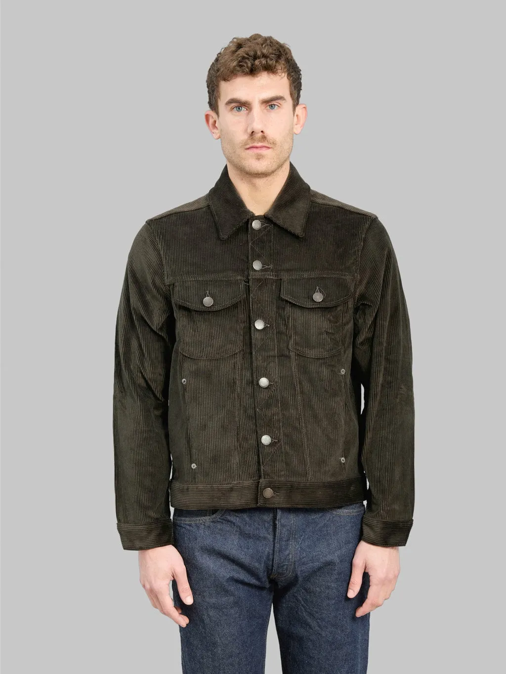 Freenote Cloth Classic Jacket Espresso Corduroy