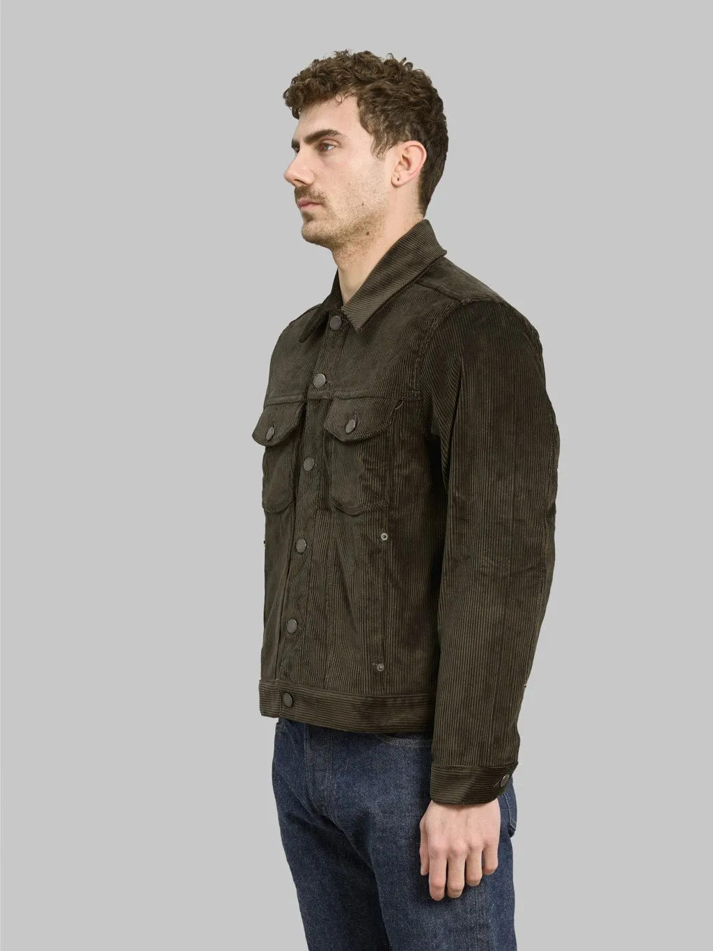 Freenote Cloth Classic Jacket Espresso Corduroy