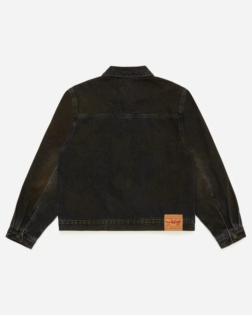 Fugazi Stone Rivet Denim Jacket Washed Black