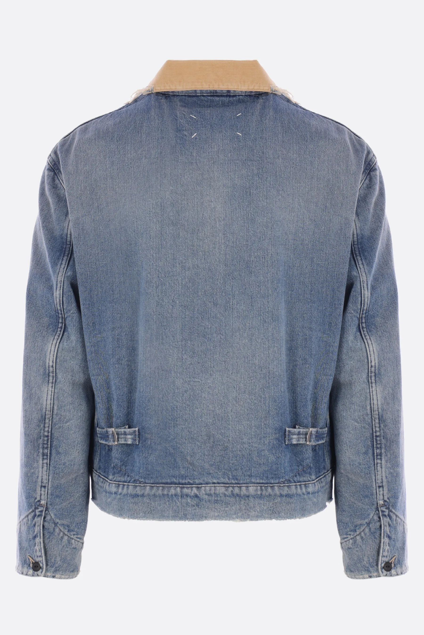 full-zip jacket in denim