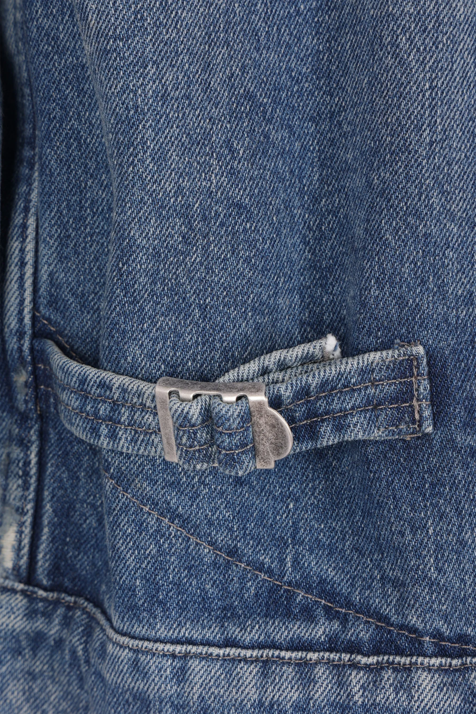full-zip jacket in denim
