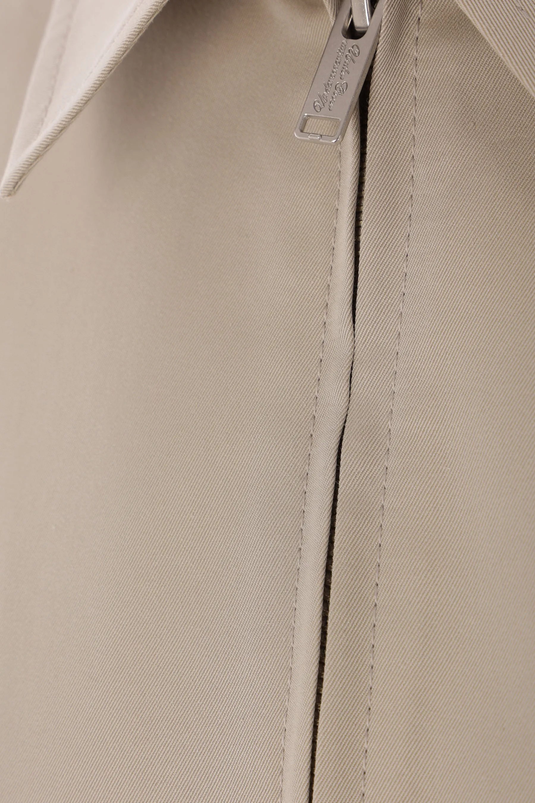gabardine bomber jacket with bow