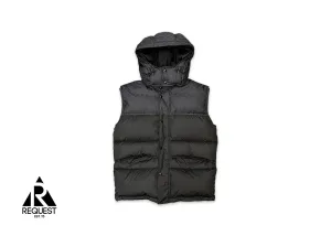 GG Jacquard Nylon Gilet Vest Black